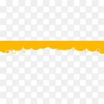 橙色顶部装饰边框-空若网 橙色顶部装饰边框-空若网