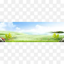 大气简约唯美湖畔海报背景-空若网 大气简约唯美湖畔海报背景-空若网