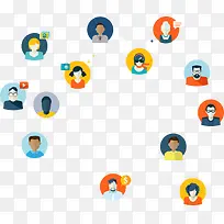 扁平化微信人物图-空若网 扁平化微信人物图-空若网