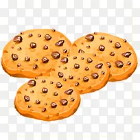 手绘趣多多饼干插画-空若网 手绘趣多多饼干插画-空若网