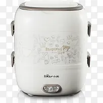 白色小熊双层小家电-空若网 白色小熊双层小家电-空若网