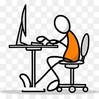 小人玩电脑-空若网 小人玩电脑-空若网