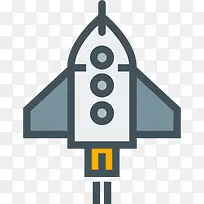 扁平化小飞机PNG下载-空若网 扁平化小飞机PNG下载-空若网