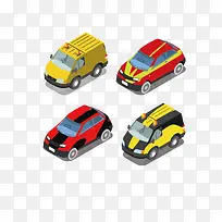 矢量卡通小汽车-空若网 矢量卡通小汽车-空若网