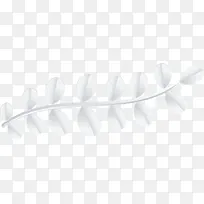 小清新白色叶子-空若网 小清新白色叶子-空若网