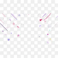 漂浮直线创意几何图形-空若网 漂浮直线创意几何图形-空若网