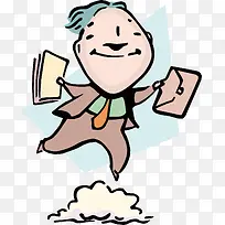 矢量开心的人-空若网 矢量开心的人-空若网