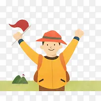 扁平化小男孩-空若网 扁平化小男孩-空若网