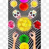 �ڰ�ɫ���α�ֽ�ϵ�ʳ��-������