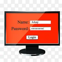 卡通电脑显示器-空若网 卡通电脑显示器-空若网