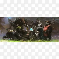 人群创意动漫妖魔-空若网 人群创意动漫妖魔-空若网