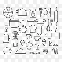 餐具食品集合-空若网 餐具食品集合-空若网