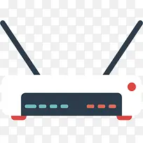 矢量白色无线路由器素材-空若网 矢量白色无线路由器素材-空若网