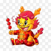 卡通龙糖葫芦图片-空若网 卡通龙糖葫芦图片-空若网