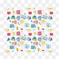 创意教育留学教育矢量图标-空若网 创意教育留学教育矢量图标-空若网