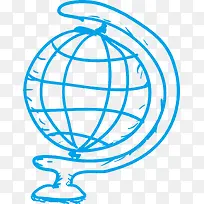 线条地球仪-空若网 线条地球仪-空若网