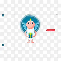 扁平化网站首页设计-空若网 扁平化网站首页设计-空若网