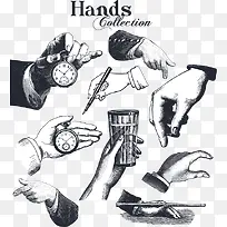 手势插画模板下载-空若网 手势插画模板下载-空若网