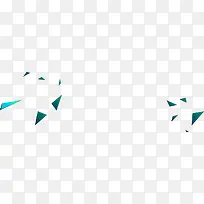 绿色绚丽设计三角形-空若网 绿色绚丽设计三角形-空若网