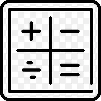 数学运算符图标-空若网 数学运算符图标-空若网