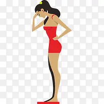 量体重的美女-空若网 量体重的美女-空若网