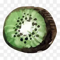 矢量卡通水彩猕猴桃水果png-空若网 矢量卡通水彩猕猴桃水果png-空若网