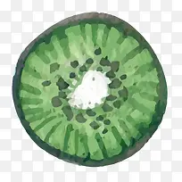 矢量卡通水彩猕猴桃水果png-空若网 矢量卡通水彩猕猴桃水果png-空若网