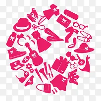 服装配饰卡通手绘-空若网 服装配饰卡通手绘-空若网