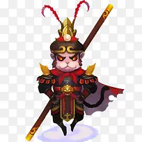 卡通可爱孙悟空-空若网 卡通可爱孙悟空-空若网