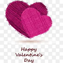 编织情人节爱心线条-空若网 编织情人节爱心线条-空若网