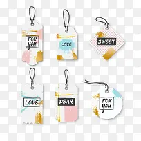 矢量时尚吊牌-空若网 矢量时尚吊牌-空若网