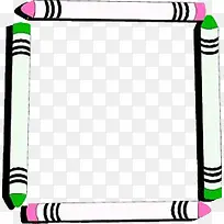 白色蜡笔边框-空若网 白色蜡笔边框-空若网