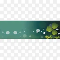 清新四叶草幸运草背景banner-空若网 清新四叶草幸运草背景banner-空若网