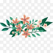 水彩花卉底纹-空若网 水彩花卉底纹-空若网