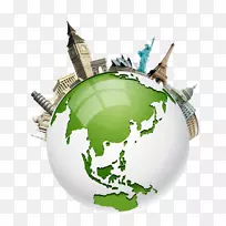 Adobe插画-地球-空若网 Adobe插画-地球-空若网