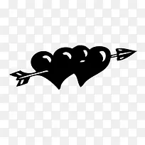 黑白爱情元素-空若网 黑白爱情元素-空若网