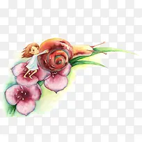 可爱唯美花仙子小女孩-空若网 可爱唯美花仙子小女孩-空若网