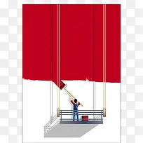 户外促销广告矢量素材-空若网 户外促销广告矢量素材-空若网