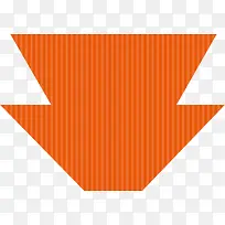 创意竖条纹橙色箭头-空若网 创意竖条纹橙色箭头-空若网