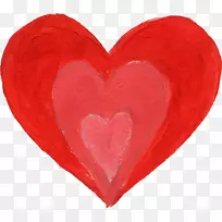 心水彩画-心-空若网 心水彩画-心-空若网