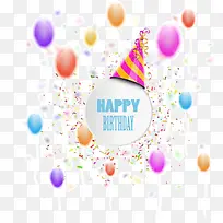 圆环生日节日装饰矢量图-空若网 圆环生日节日装饰矢量图-空若网