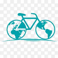 矢量创意自行车-空若网 矢量创意自行车-空若网
