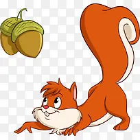 望着松果的松鼠-空若网 望着松果的松鼠-空若网