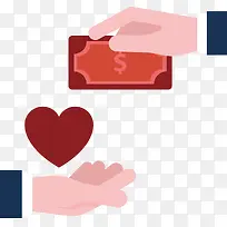 从钱蹦出来的爱心-空若网 从钱蹦出来的爱心-空若网