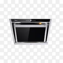 产品实物美的黑色油烟机-空若网 产品实物美的黑色油烟机-空若网