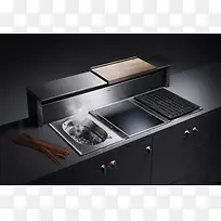 厨房智能油烟机宣传海报-空若网 厨房智能油烟机宣传海报-空若网