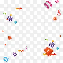 多彩简约彩球红包漂浮素材-空若网 多彩简约彩球红包漂浮素材-空若网