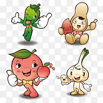 卡通水果矢量-空若网 卡通水果矢量-空若网