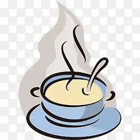 手绘豆浆杯素材-空若网 手绘豆浆杯素材-空若网