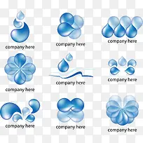 水滴图案ai素材-空若网 水滴图案ai素材-空若网
